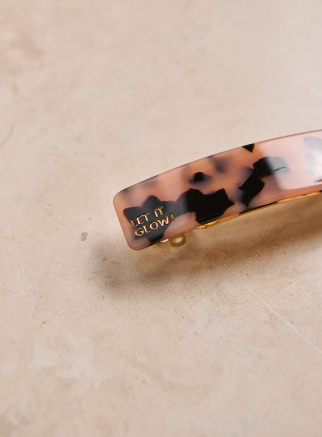 BARRETTE 9CM - ROSE - Petite Mendigote x 23DEGRES