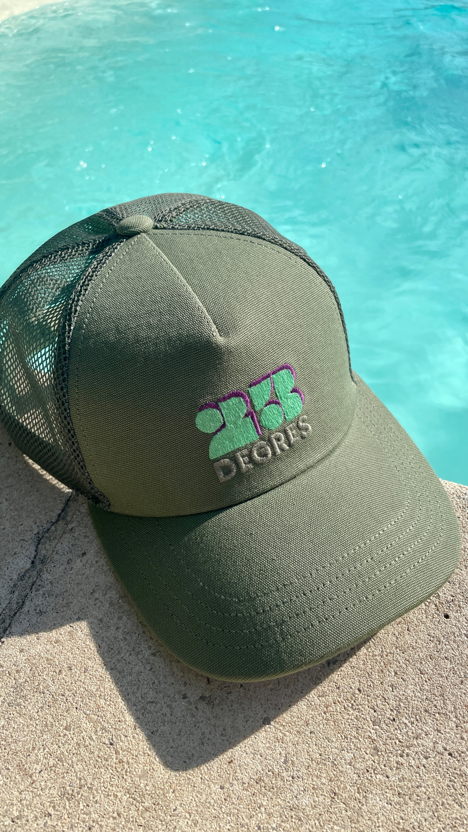 casquette kaki 23 DEGRES eco-responsable