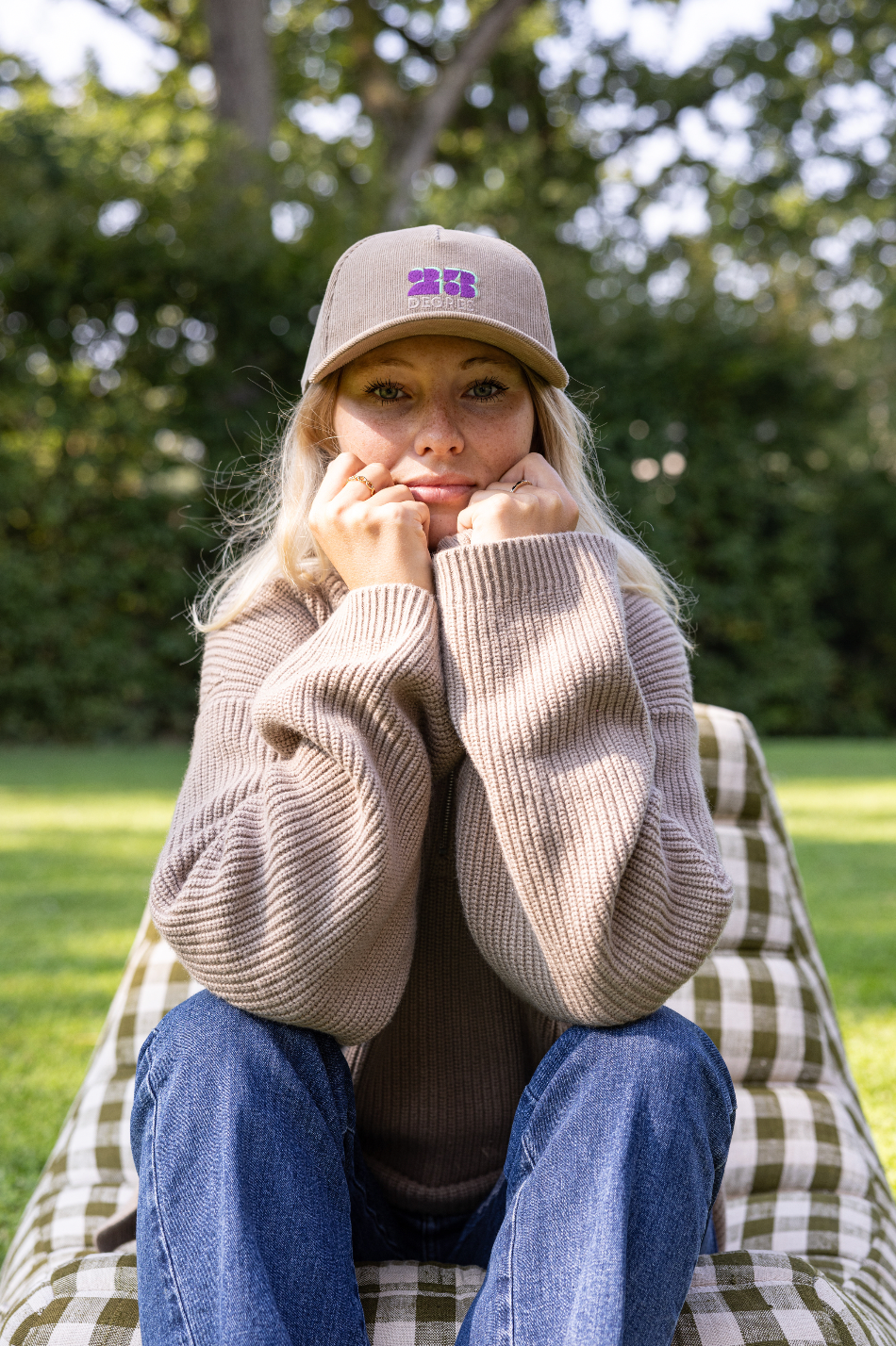 CASQUETTE VELOURS ADULTE - WINTER BEIGE - drop 2