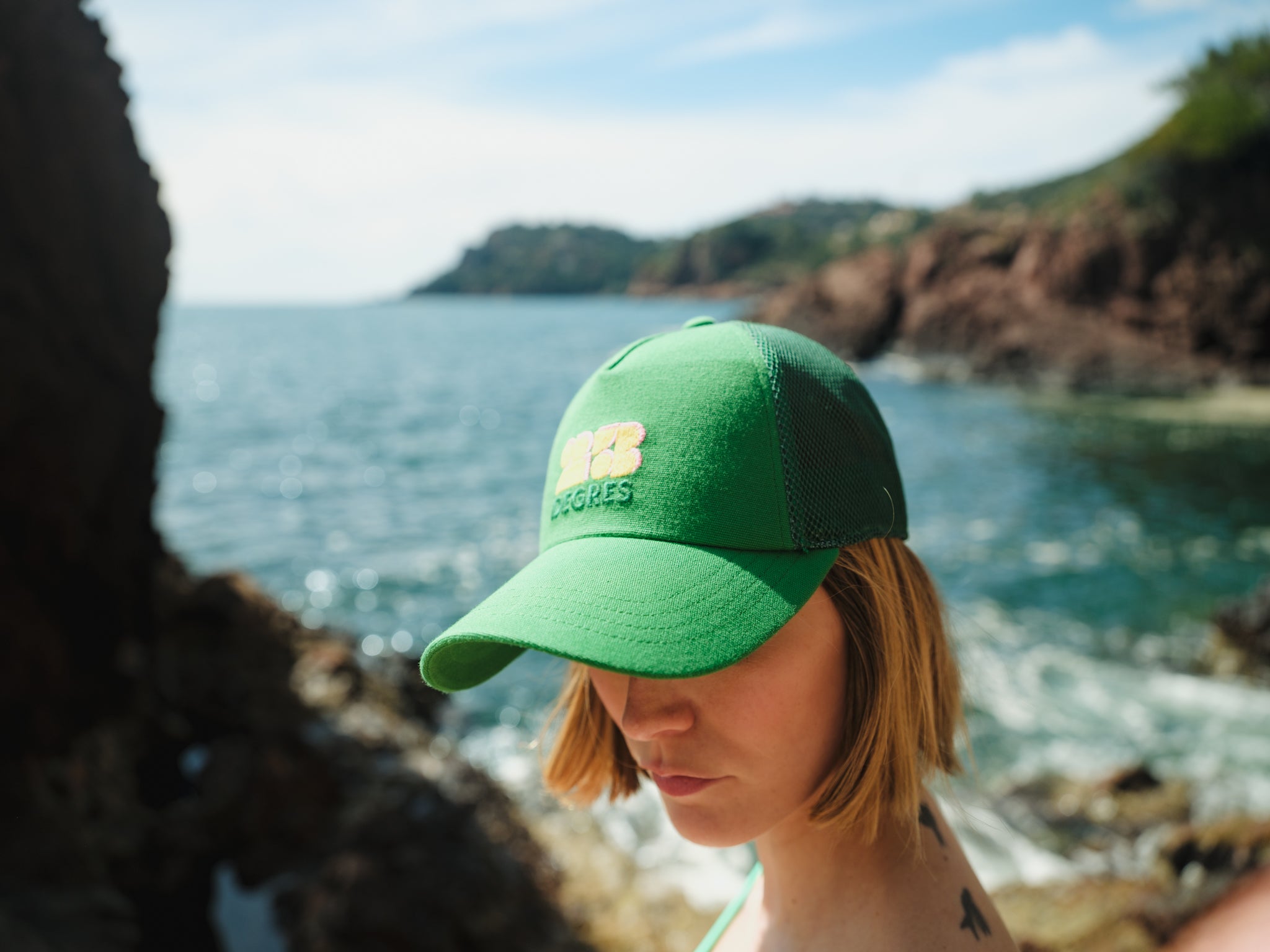CASQUETTE ADULTE - SUNSHINE VERT VIF