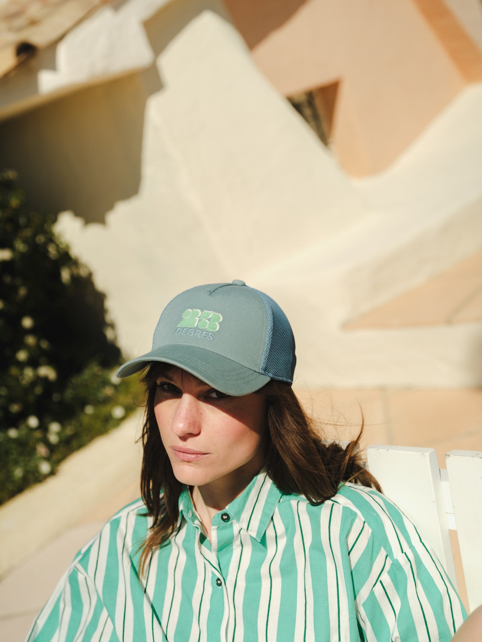 CASQUETTE ADULTE - SUNSHINE BLEU CELADON