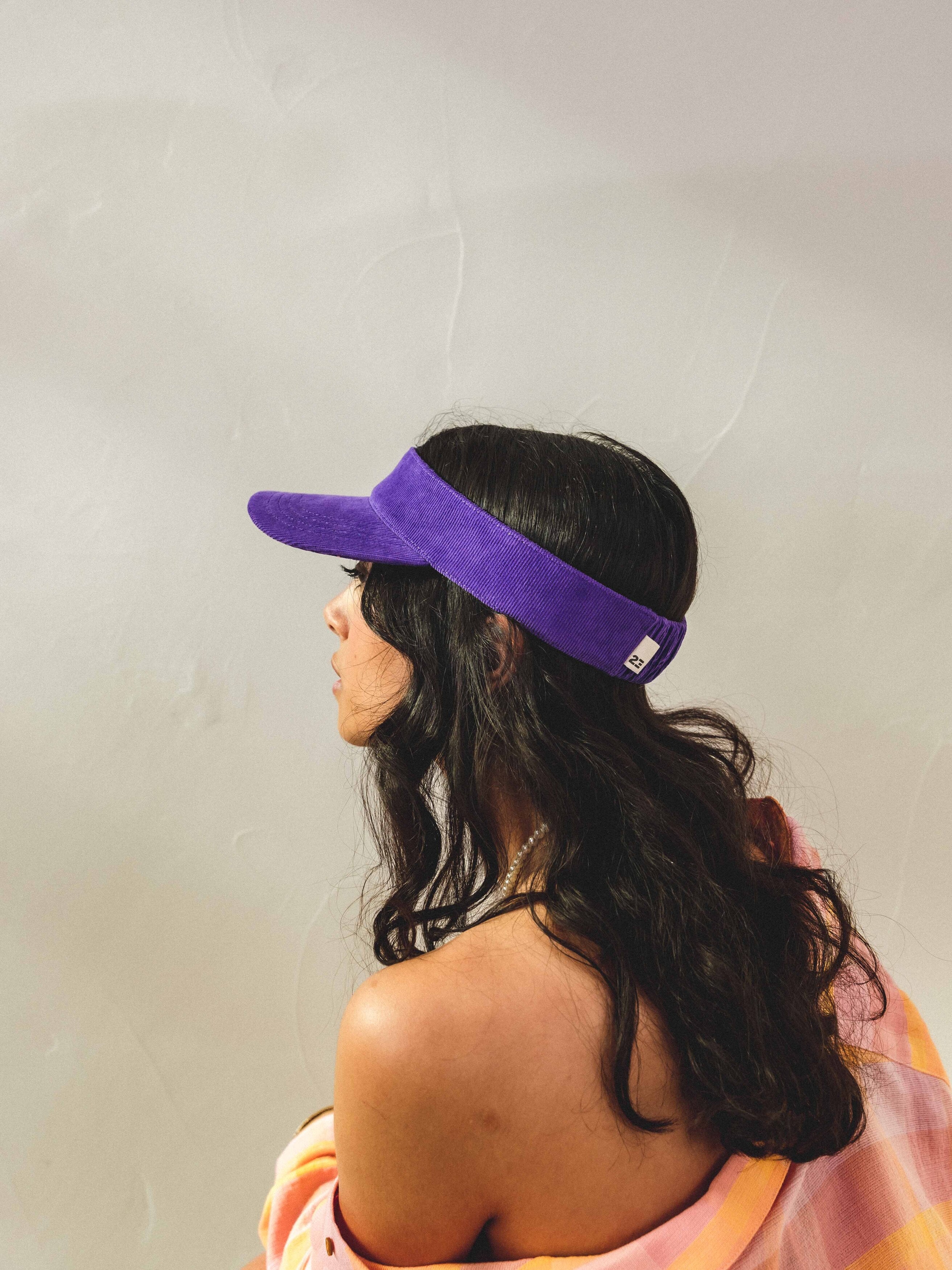 visière violette