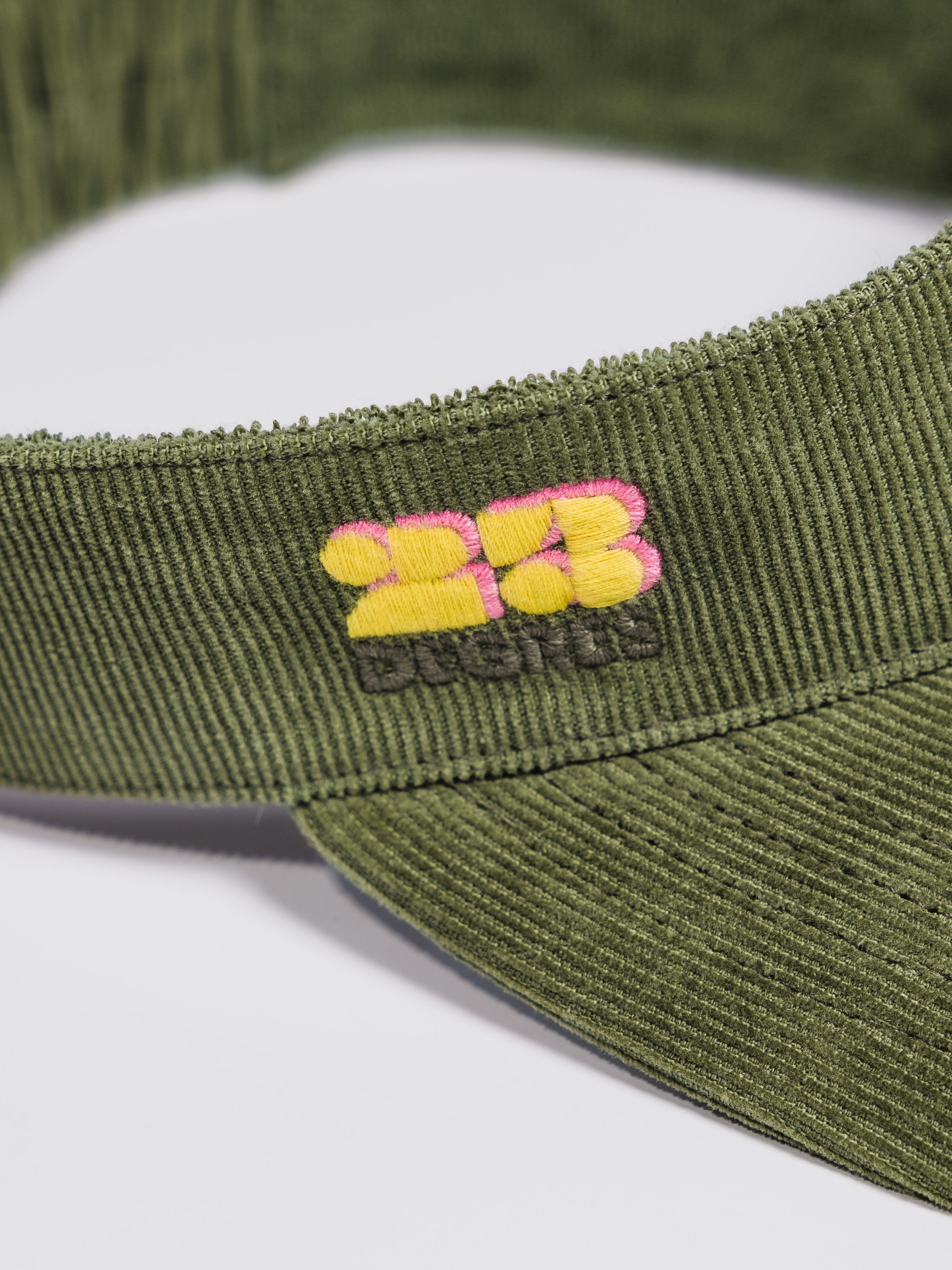 logo visière kaki 23 DEGRES