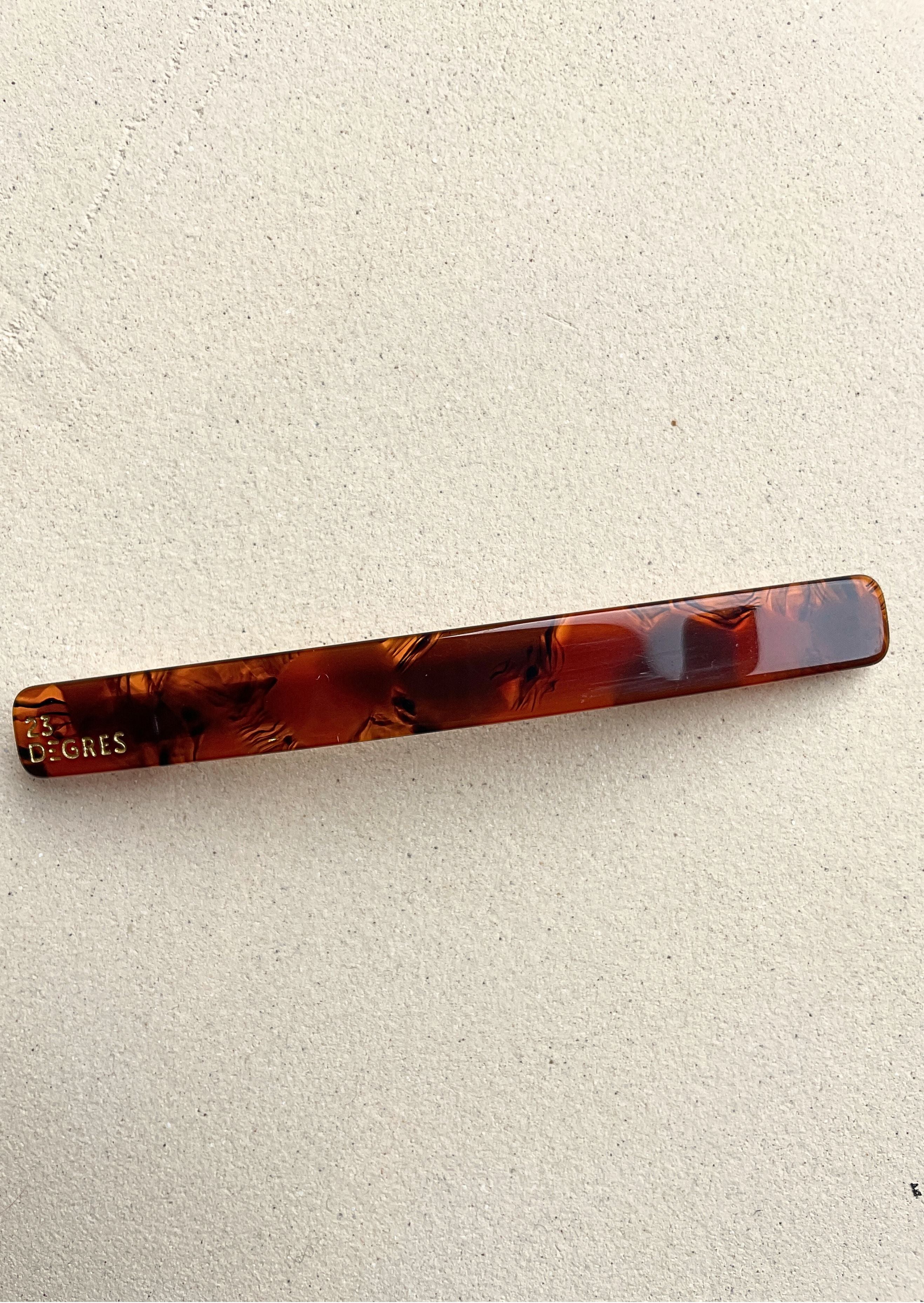 BARRETTE BÂTON NATURE 11 cm- SUN13