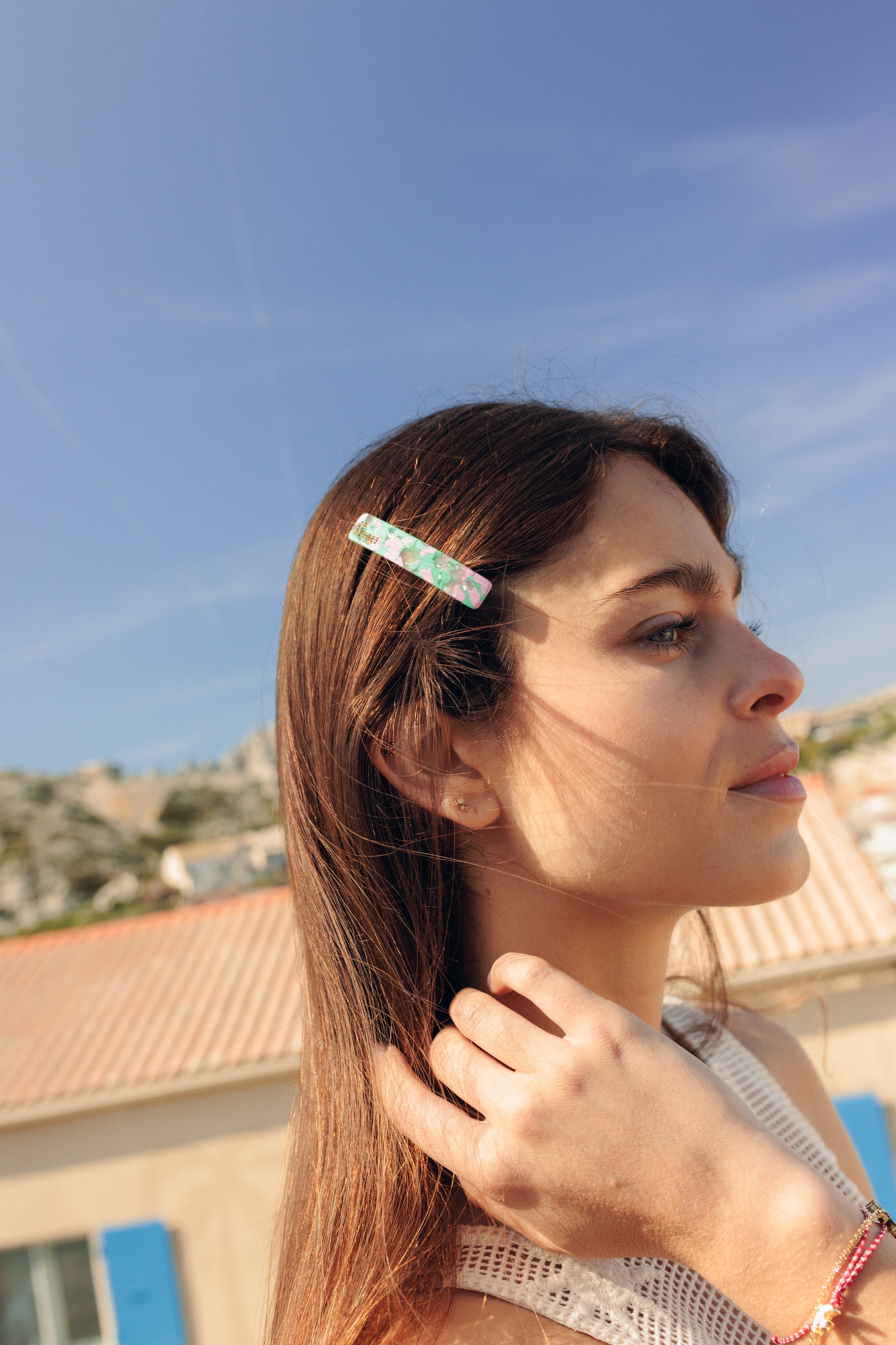 BARRETTE CHEVEUX 6CM