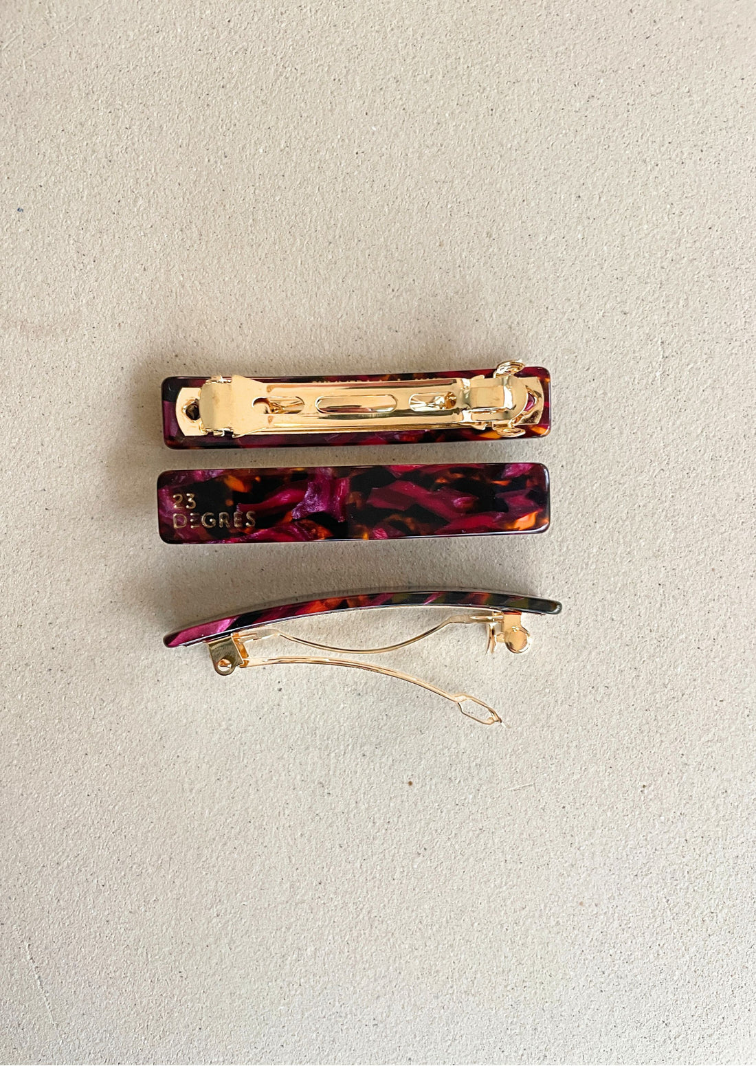 BARRETTE CLIC-CLAC SUNNY 6 cm - SUN6