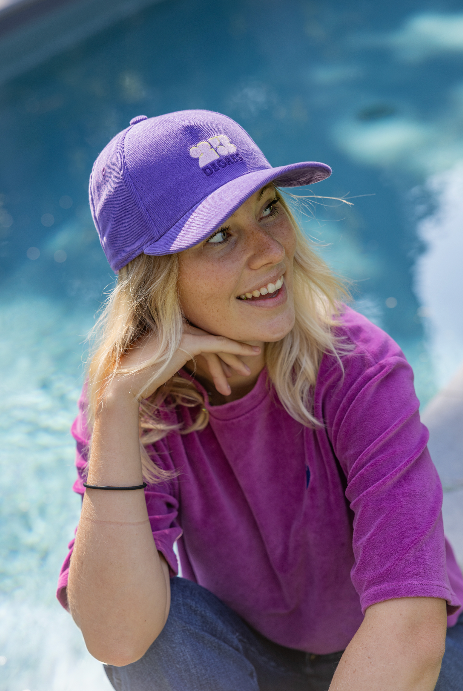 CASQUETTE VELOURS ADULTE - WINTER VIOLETTE - drop 2