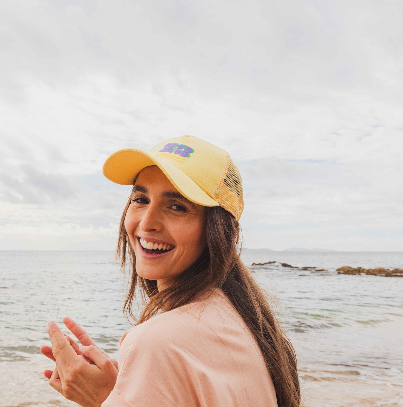 casquette jaune eco-responsable