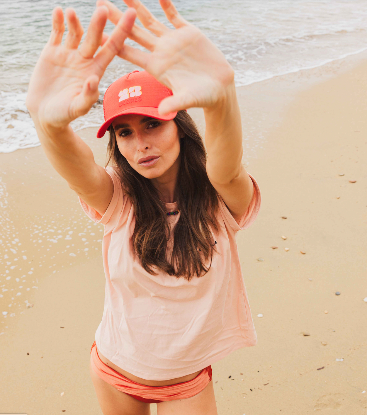 casquette trucker rouge