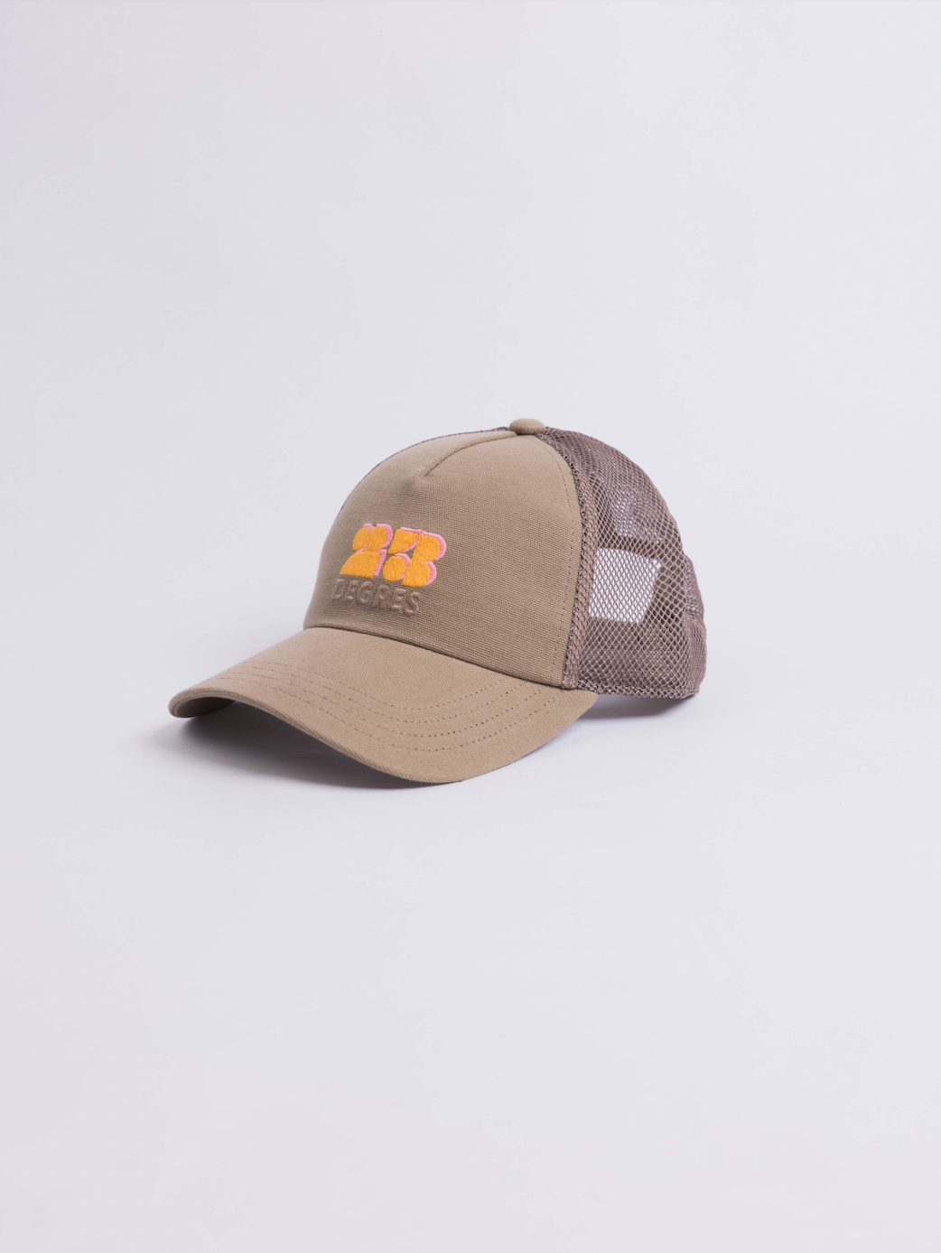 casquette trucker beige