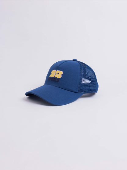 Casquette Von Dutch Bleue et Blanche, casquette filet custom livré 48h Casquette Von Dutch Bleue et Blanche, casquette filet custom livré 48h
