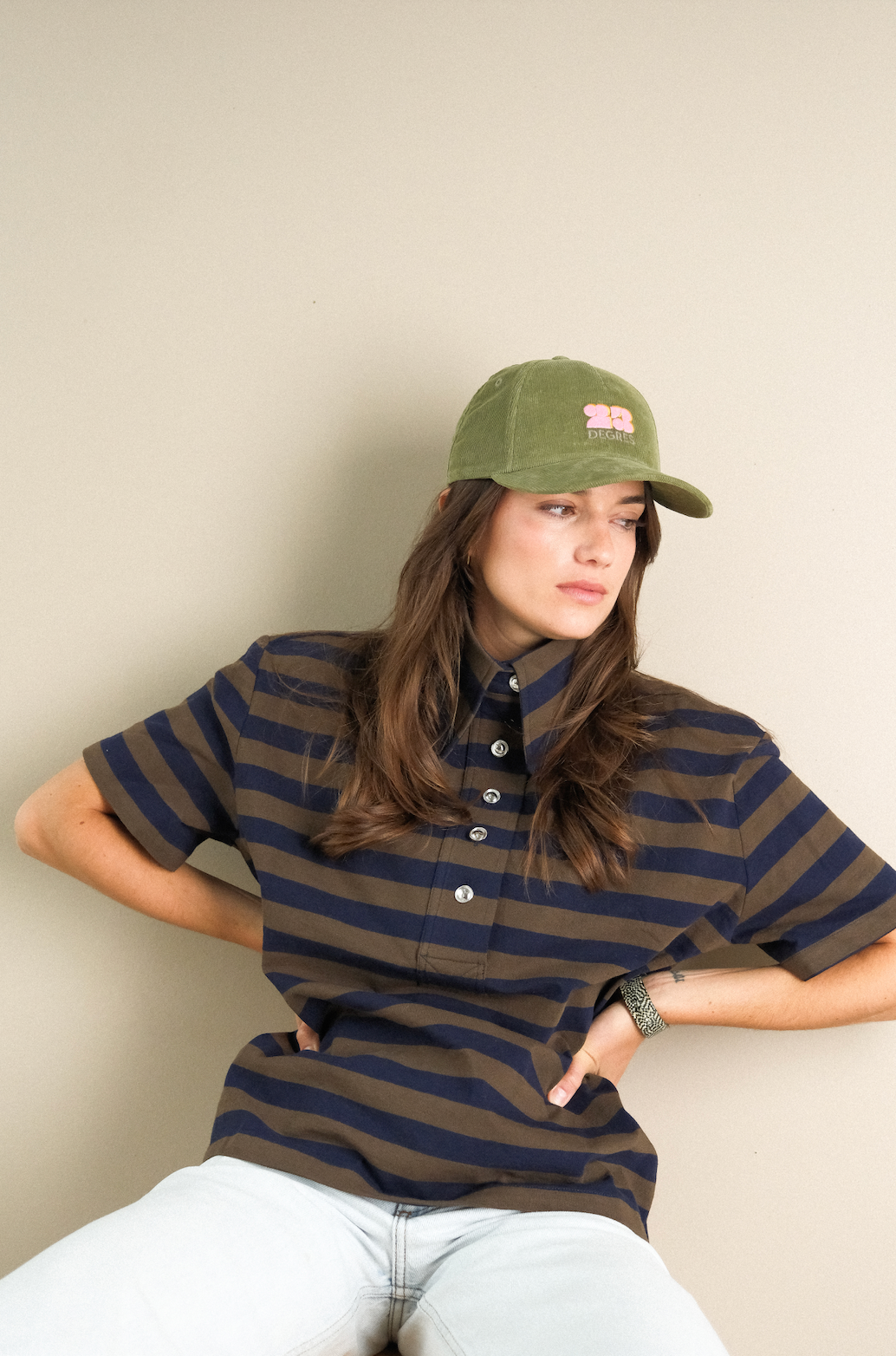 CASQUETTE VELOURS ADULTE - WINTER KAKI - drop 2