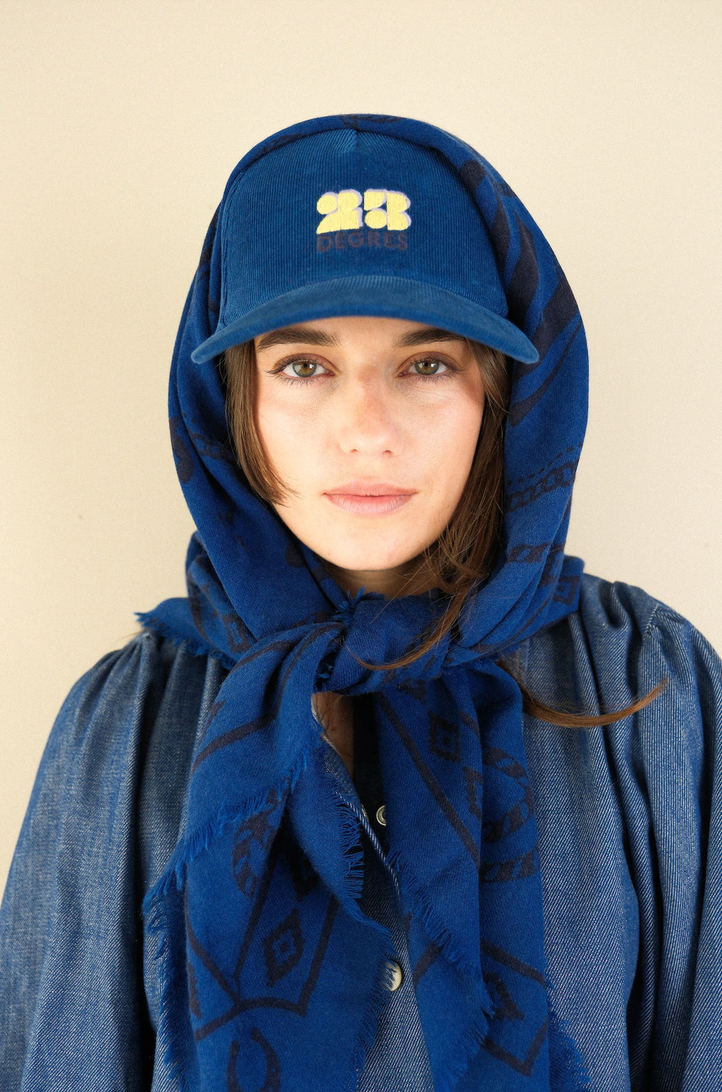 CASQUETTE VELOURS ADULTE - WINTER BLEU MARINE - drop 1