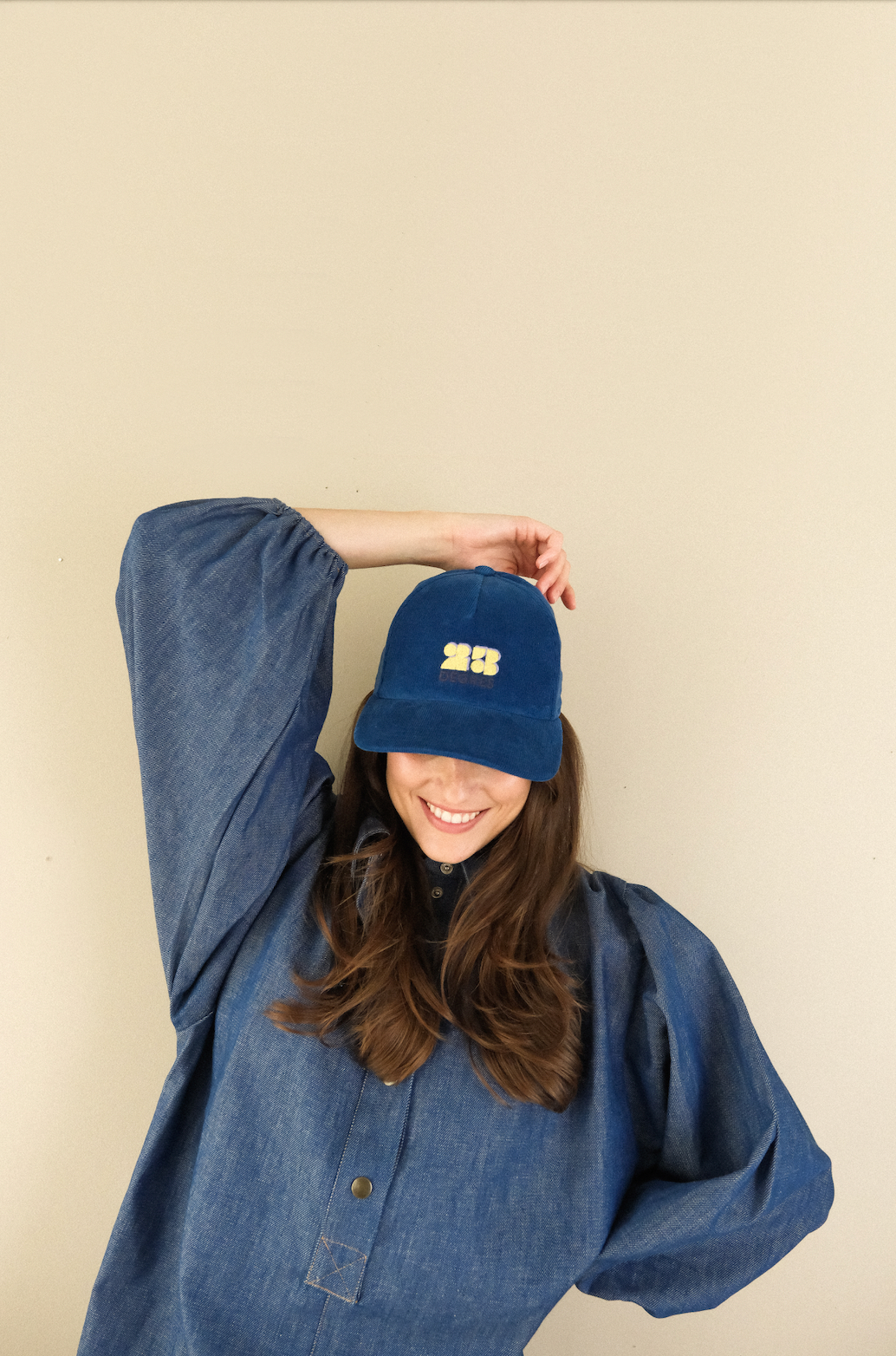 CASQUETTE VELOURS ADULTE - WINTER BLEU MARINE - drop 1