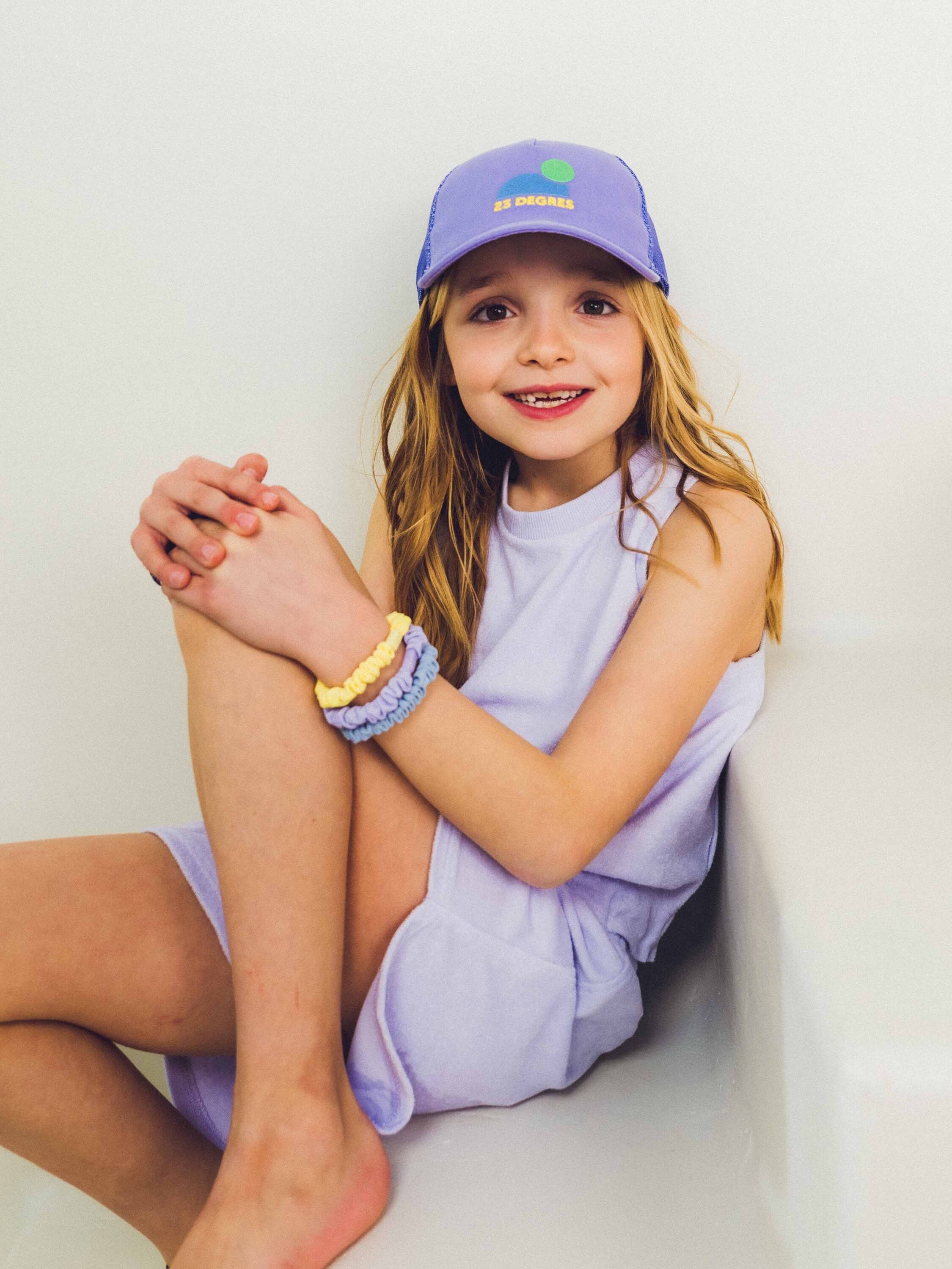 casquette violette enfant eco-responable 23 DEGRES