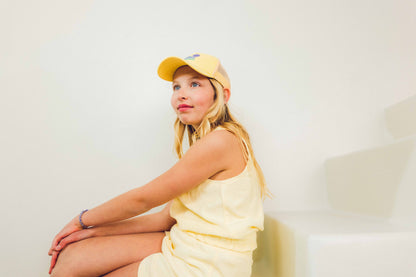 casquette jaune enfant made in Portugal