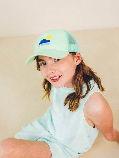 casquette vert menthe enfant made in Portugal 23 DEGRES