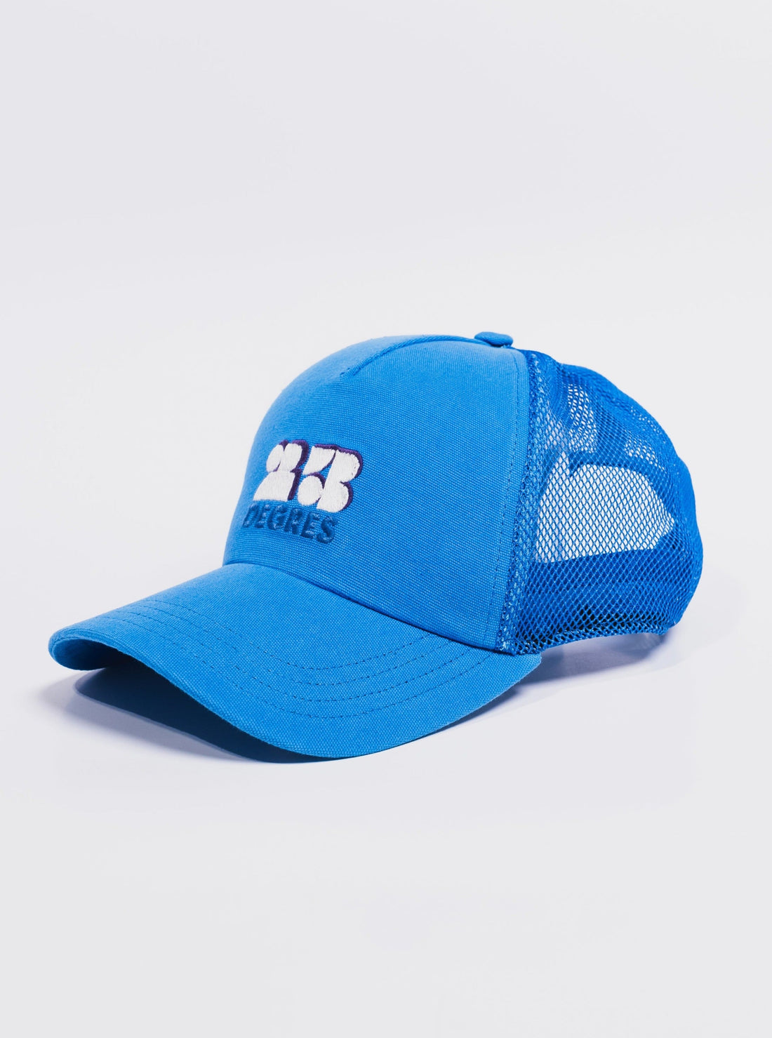 casquette bleu trucker eco-responsable