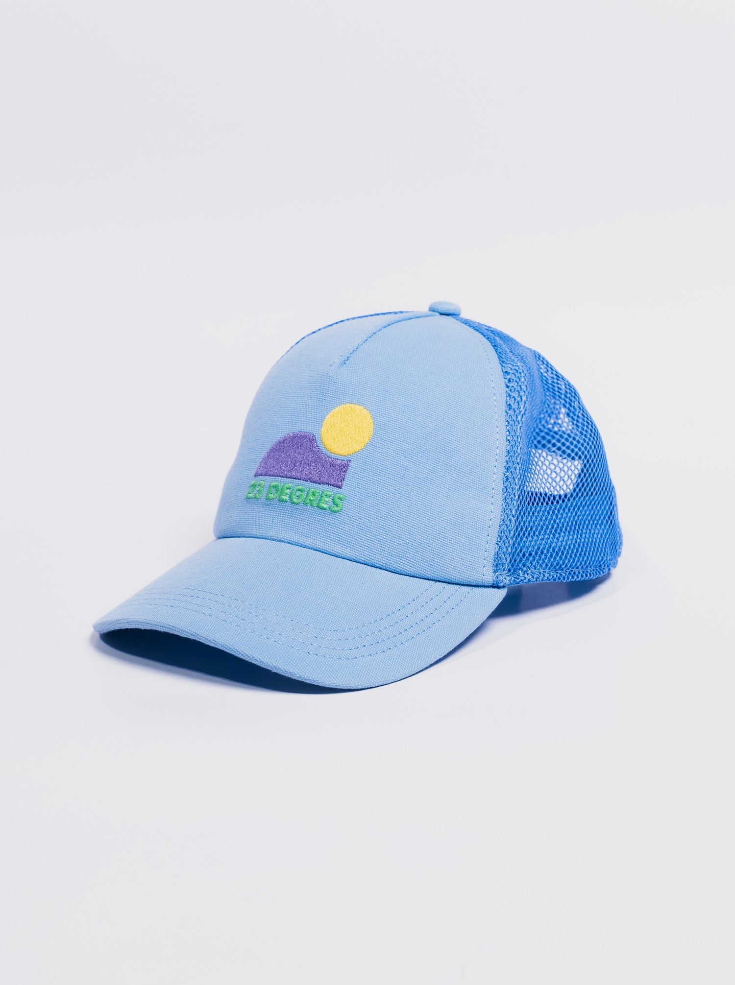 casquette trucker bleu enfant eco-responsable