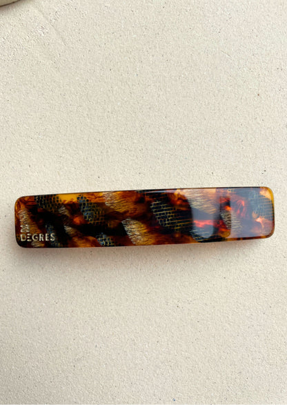 BARRETTE CLIC-CLAC NATURE 9 cm- SUN12